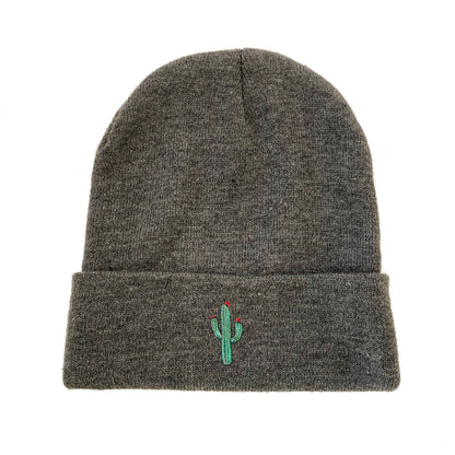 Cactus Embroidered Beanie Winter Hat