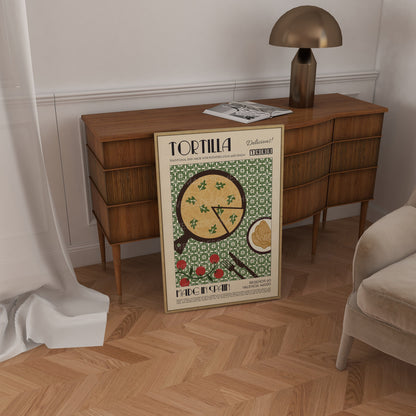 Tortilla Print, Kitchen Art, Kitchen Poster, Kitchen Print, Food Art, Food Poster, Food Print, Spain Poster