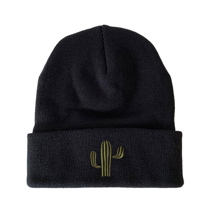 Desert Cactus Embroidered Beanie Winter Beanie