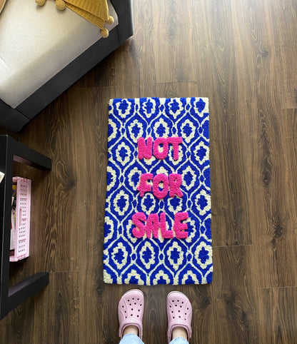 Not For Sale 3D Rug, Cute Rug, Personalized Tufted Rug,Modern Funny Rug, Bedroom Rug, Aesthetic Rug, Living room floor mat