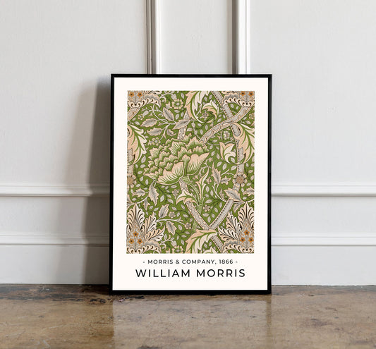 William Morris Poster, William Morris Print, William Morris Floral Art, Vintage Poster, Floral Print, Floral Vintage Print, Famous Painting