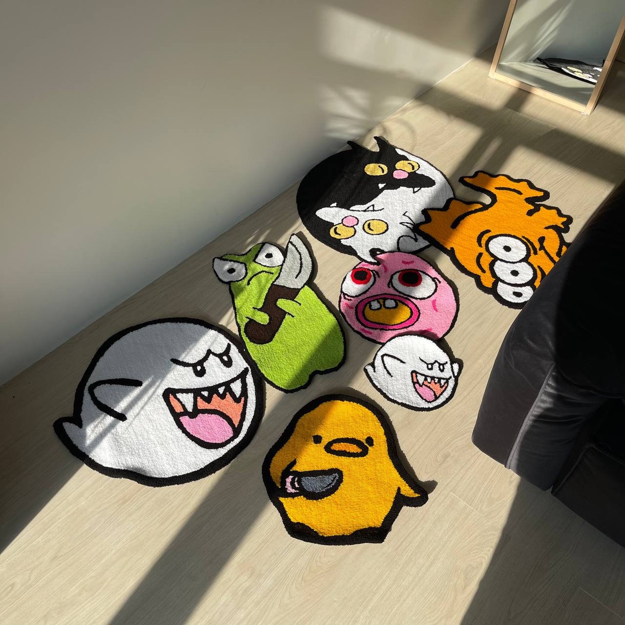 Three-Eyed Fish Rug: Cartoon Inspired Kids Room Decor
