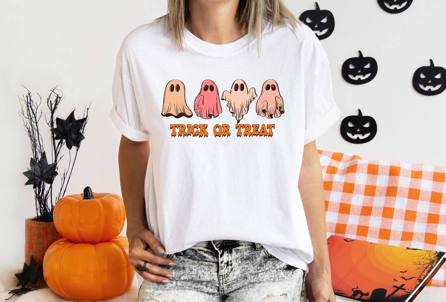 Halloween Trick or Treat Shirt, Halloween Trick-Or-Treat, Halloween Trick-or-Treat Shirt, Funny Halloween Shirt, Toddler Halloween Shirt