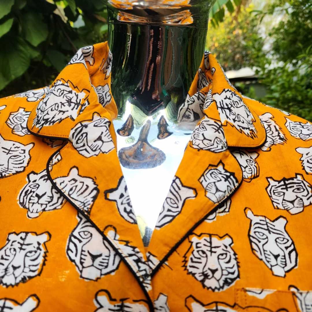 Shorts Pajama Sets - Tiger Spirit