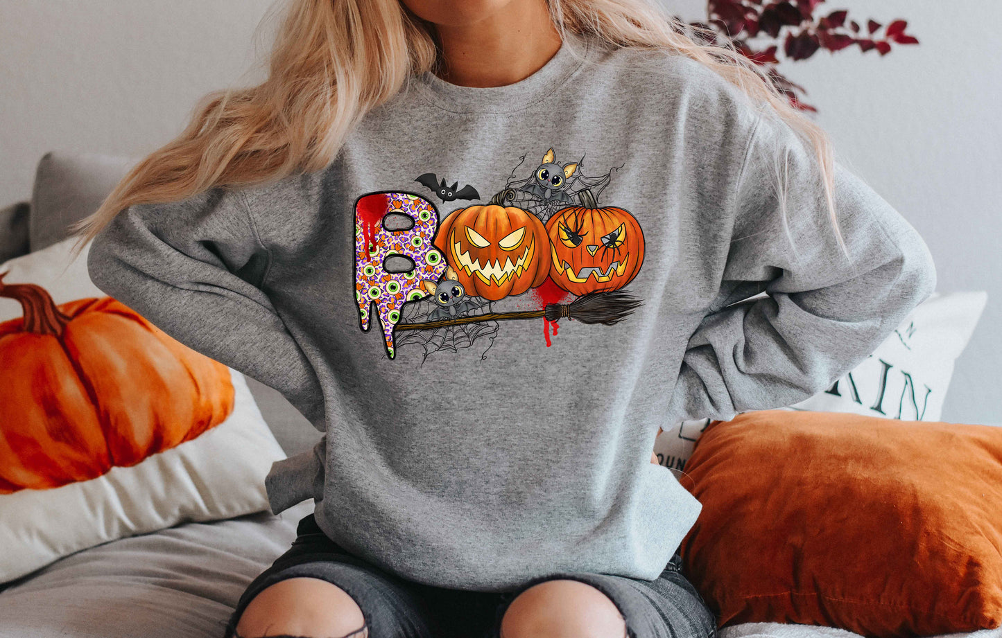 Halloween Kids Sweatshirt, Halloween Boo Sweatshirt, Funny Halloween Sweatshirt, Halloween Matching Sweatshirt, Halloween Sweatshirt