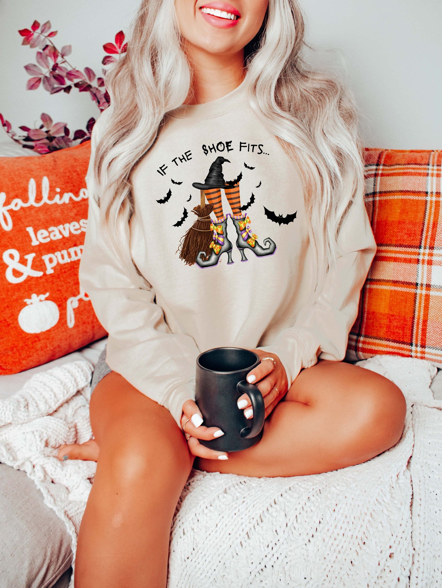 If The Shoe Fits Sweatshirt, Happy Halloween Shirt, Halloween Party Shirt, Halloween Gift Sweatshirt, Halloween Sweater, Halloween Costume