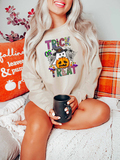 Halloween Trick or Treat Shirt, Halloween Trick-Or-Treat, Halloween Trick-or-Treat Shirt, Funny Halloween Shirt, Toddler Halloween Shirt