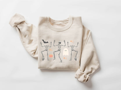 Dancing Skeleton Hoodie, Halloween Sweatshirt, Halloween Skeleton, Skeleton, Dancing, Halloween, Dancing Skeleton, Funny Skeleton Hoodie