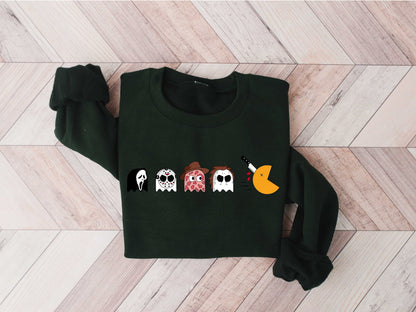 Funny Halloween Sweatshirt, Skeleton Sweatshirt, Skeleton crewneck, Halloween Crewneck, Pumpkin Sweatshirt, Fall Sweatshirt, Gift For Her