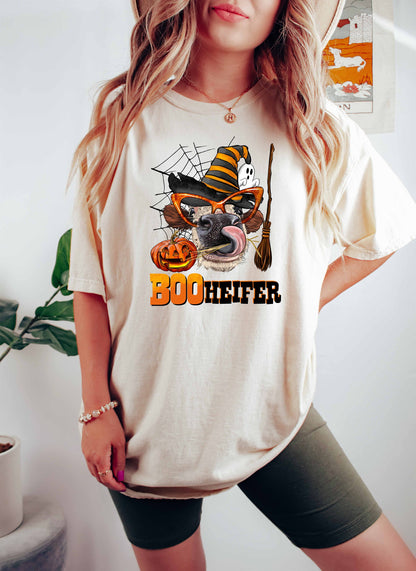 Boo Ghost Cow Halloween Sweatshirt, Moo I Mean Boo Sweatshirt, Funny Cow Sweatshirt, Funny Halloween Gifts, Halloween Shirt, Halloween sweat