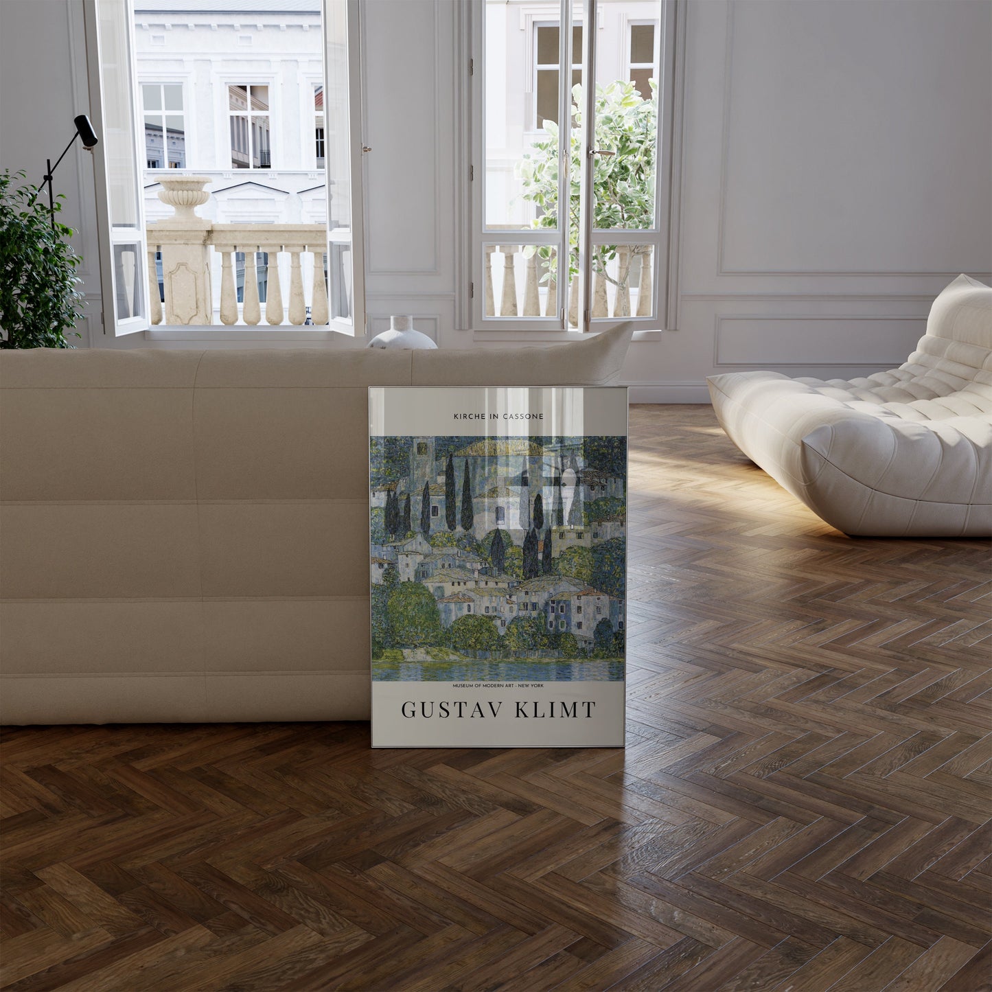 Gustav Klimt Poster - Exhibition Modern Home Decor Poster | Gustav Klimt Print | Klimt Museum Painting | Klimt Living Room Decor | Klimt Art