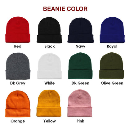 Siberian Husky Embroidered Beanie Dog Beanie Winter Beanie