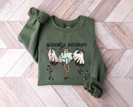 Spooky Season Sweatshirt, Spooky Sweatshirt, Halloween Sweatshirt, Spooky Vibes Sweatshirt, Cute Halloween Sweatshirt, Cute and Scary