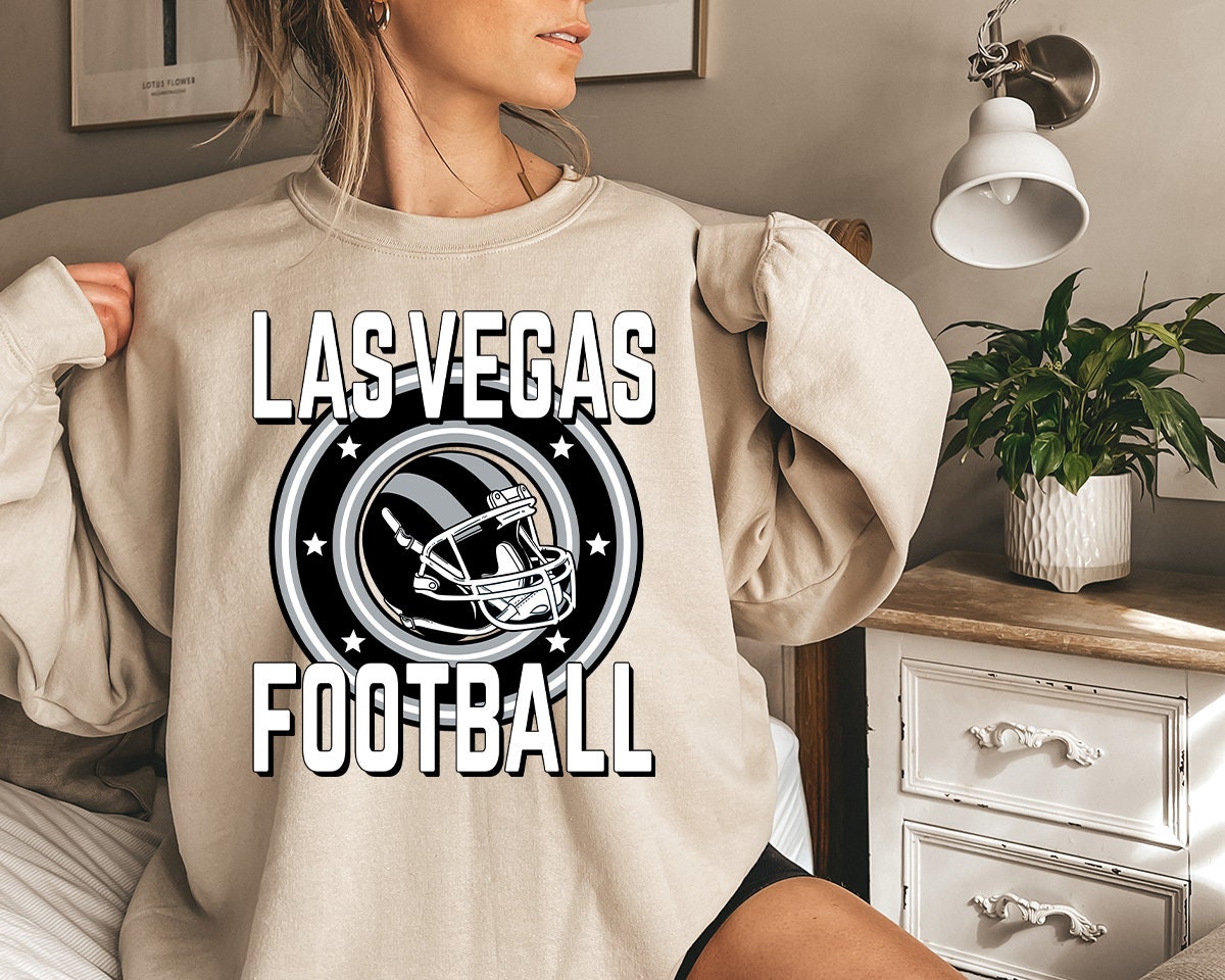 Las Vegas Football Sweatshirt, Vintage Las Vegas  Crewneck, Retro Las Vegas  Sweatshirt, Las Vegas  Varsity Sweatshirt, Las Vegas Longsleeve