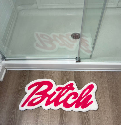 Bitch Rug,Custom name rug ,Dorm room decor , Funny Gift for Friends, Tufted rug, Funky trendy decor
