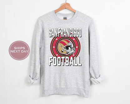 San Francisco Football Sweatshirt, Vintage San Francisco Crewneck, Retro San Francisco Sweatshirt, San Francisco Toddler Crewneck