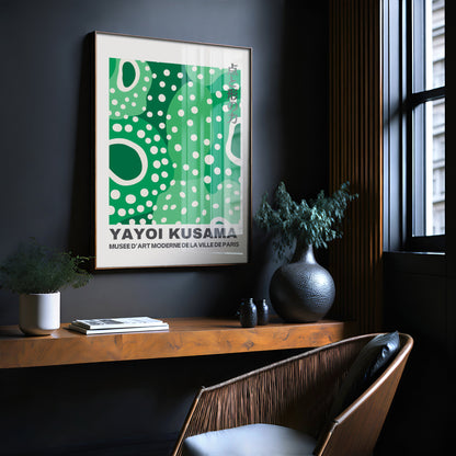 Yayoi Kusama Print - Abstract Yayoi Kusama Poster as Japanese Wall Art - Yayoi Kusama Inspired Japanese Gallery Wall Art - Home Wall Decor