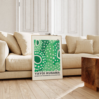 Yayoi Kusama Print - Abstract Yayoi Kusama Poster as Japanese Wall Art - Yayoi Kusama Inspired Japanese Gallery Wall Art - Home Wall Decor