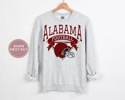 Alabama Football Sweatshirt, Vintage Alabama Crewneck, Retro Alabama Sweatshirt, Alabama Varsity Sweatshirt, Alabama Long Sleeve