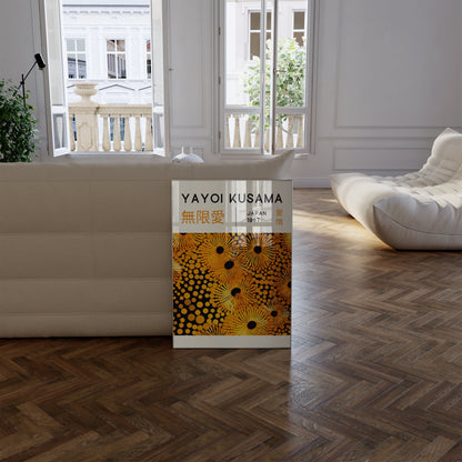 Yayoi Kusama Print - Home Wall Decor as Abstract Yayoi Kusama Poster - Japanese Wall Art - Yayoi Kusama Inspired Japanese Gallery Wall Art