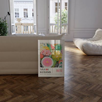 Yayoi Kusama Print - Home Wall Decor as Abstract Yayoi Kusama Poster - Japanese Wall Art - Yayoi Kusama Inspired Japanese Gallery Wall Art