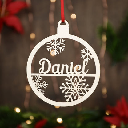 Christmas Ornaments Personalized| Custom Name Ornaments |  Corporate Bulk Gift | Christmas Bauble