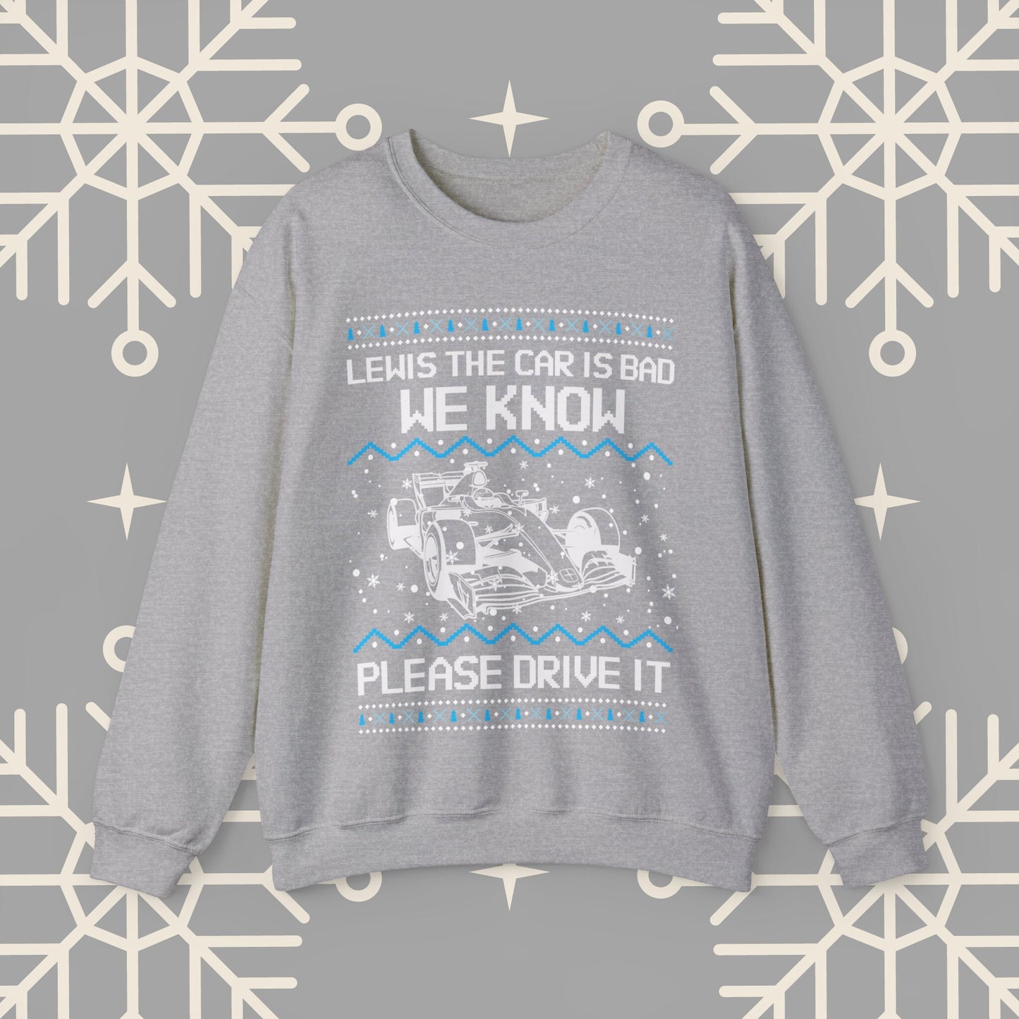 Formula 1 Ugly Christmas : Funny F1 Holiday Sweatshirt