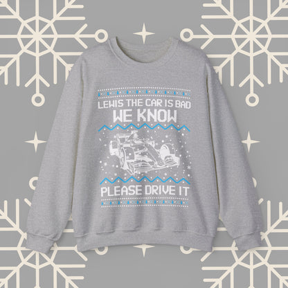 Formula 1 Ugly Christmas : Funny F1 Holiday Sweatshirt