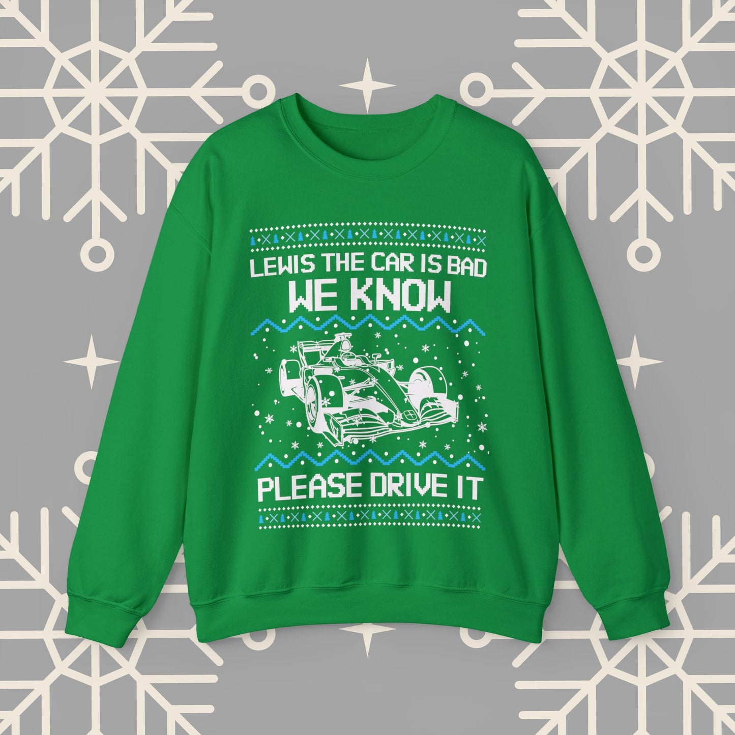Formula 1 Ugly Christmas : Funny F1 Holiday Sweatshirt