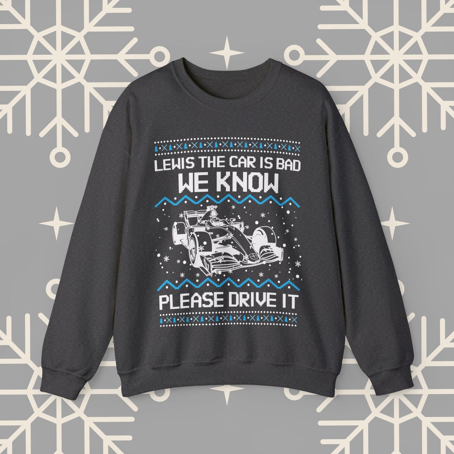Formula 1 Ugly Christmas : Funny F1 Holiday Sweatshirt