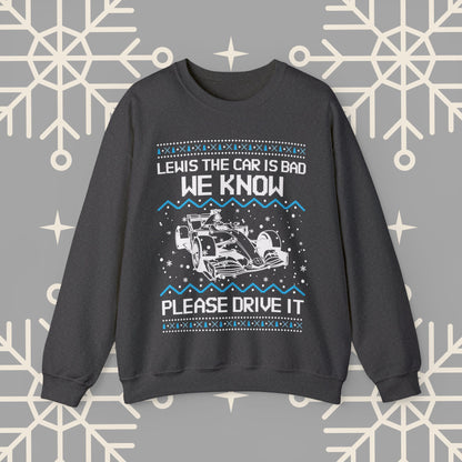 Formula 1 Ugly Christmas : Funny F1 Holiday Sweatshirt