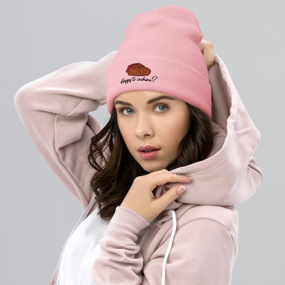 Bits of Aloha Happy to Sashimi? Cuffed Beanie