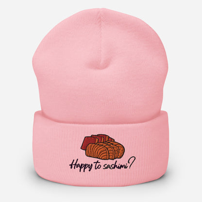 Bits of Aloha Happy to Sashimi? Cuffed Beanie