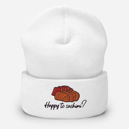 Bits of Aloha Happy to Sashimi? Cuffed Beanie