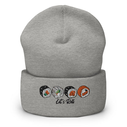 Bits of Aloha Let's Roll - Sushi Lovers Cuffed Beanie