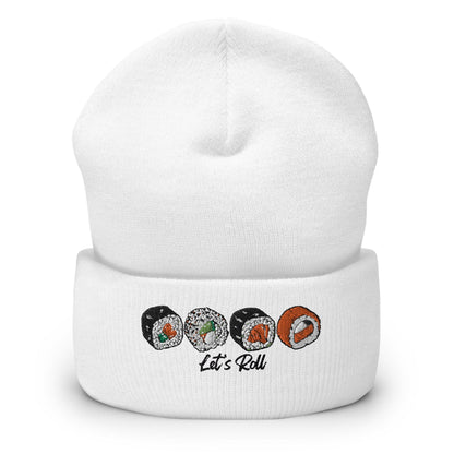 Bits of Aloha Let's Roll - Sushi Lovers Cuffed Beanie