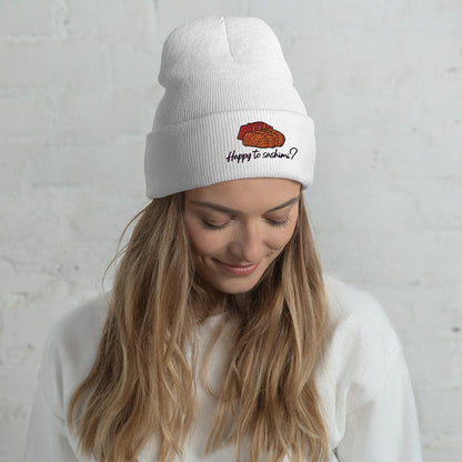 Bits of Aloha Happy to Sashimi? Cuffed Beanie