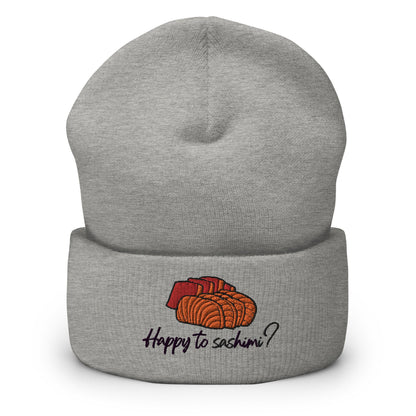 Bits of Aloha Happy to Sashimi? Cuffed Beanie