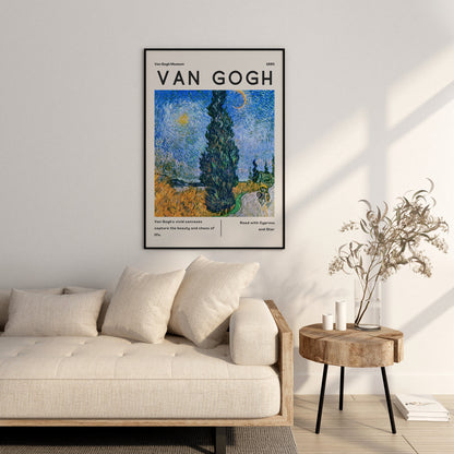 Vincent Van Gogh Poster - Modern Exhibition Wall Art, Van Gogh Print as Classic Art Painting, Impressionist Print as Trendy Home Decor