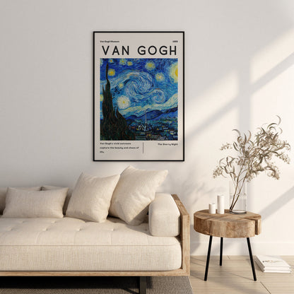 Vincent Van Gogh Poster - Modern Exhibition Wall Art, Van Gogh Print as Classic Art Painting, Impressionist Print as Trendy Home Decor