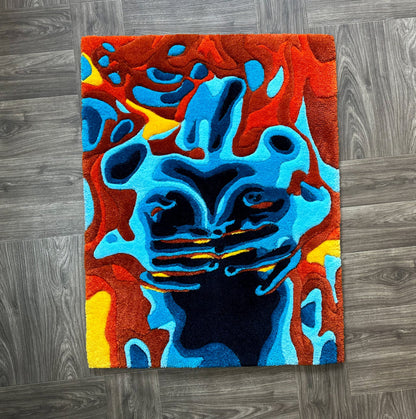 Body art rug | Lovely style rugs | Termal body art | Custom Rugs | tufted rug |