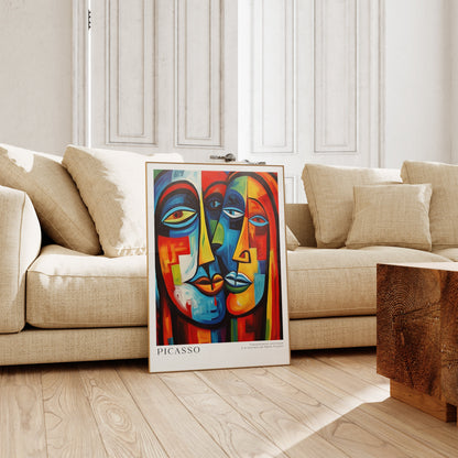 Pablo Picasso Poster, Abstract Vintage Art Print, Minimalist Gift Idea, Famous Artist Print, Gallery Picasso Print, Exhibition Line Art