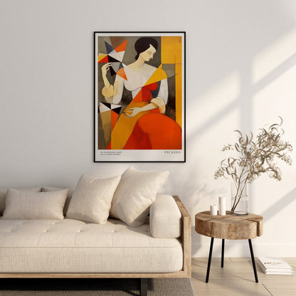 Pablo Picasso Poster, Abstract Vintage Art Print, Minimalist Gift Idea, Famous Artist Print, Gallery Picasso Print, Exhibition Line Art