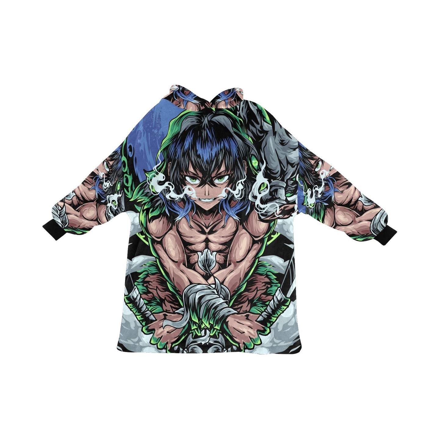 Kids Blanket Hoodie Manga Mangas