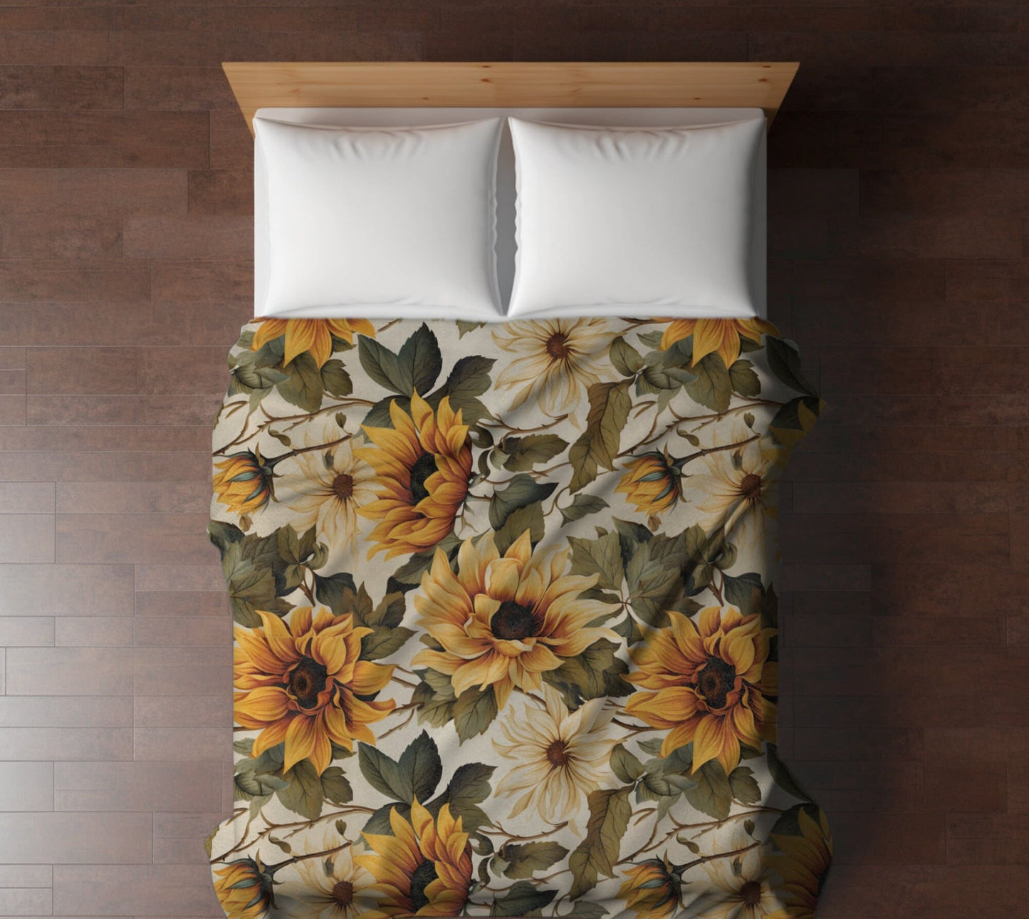 Sunflower Throw Blanket, Floral Home Decor, Fall Flowers Décor, Sunflower Lovers Gift for Her Friends Family Christmas Mother's Day Birthday