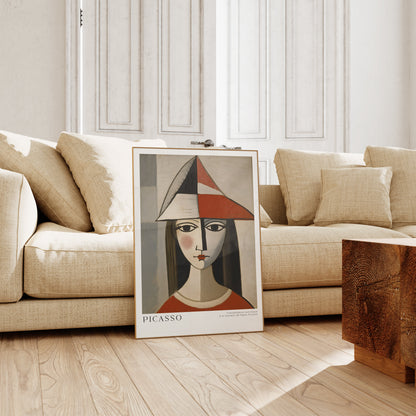 Pablo Picasso Poster, Abstract Vintage Art Print, Minimalist Gift Idea, Famous Artist Print, Gallery Picasso Print, Exhibition Line Art