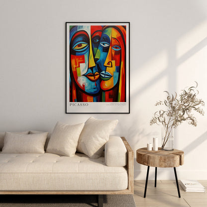 Pablo Picasso Poster, Abstract Vintage Art Print, Minimalist Gift Idea, Famous Artist Print, Gallery Picasso Print, Exhibition Line Art