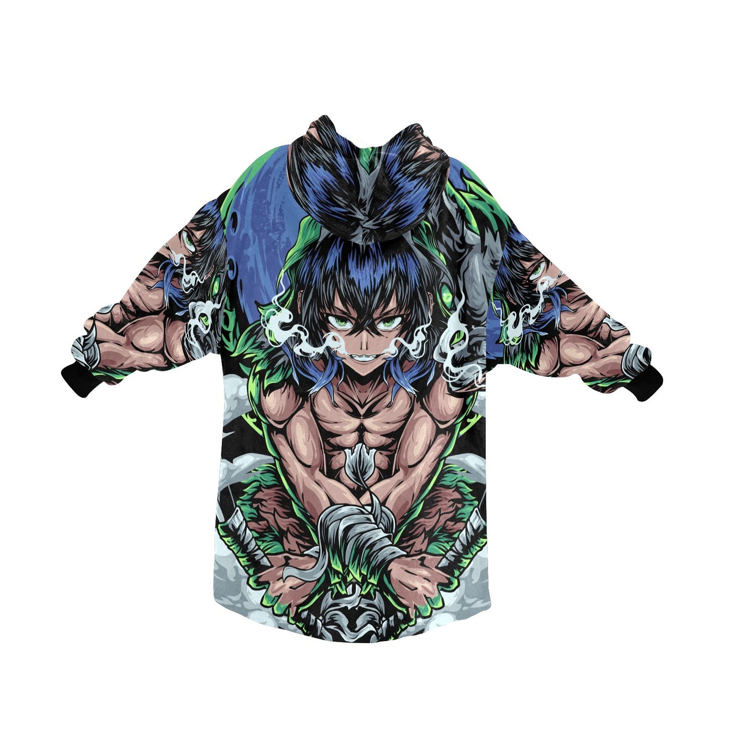 Kids Blanket Hoodie Manga Mangas