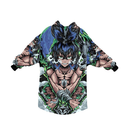Kids Blanket Hoodie Manga Mangas