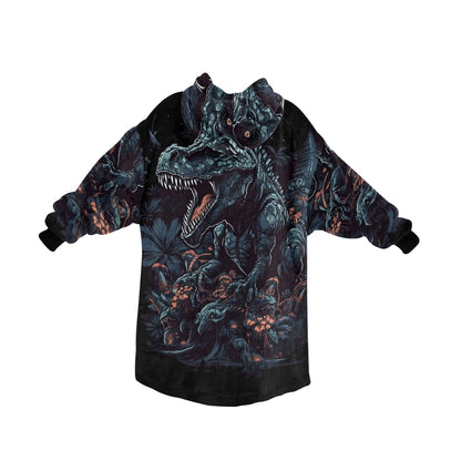 Kids Blanket Hoodie Dinosaur Godzilla Gojira Kaiju